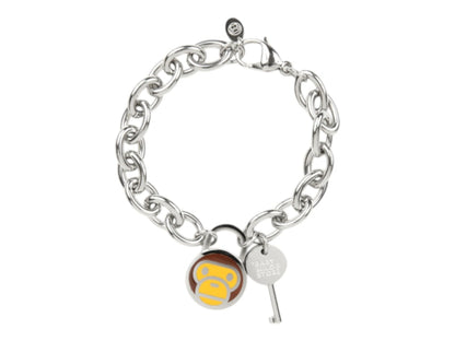 BAPE Baby Milo On-The-Go Bracelet Silver