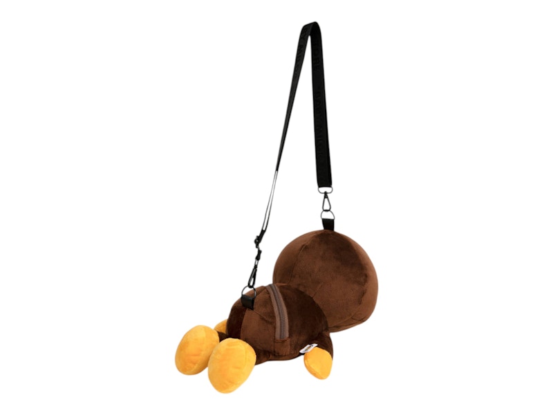 BAPE Baby Milo Plush Crossbody Bag Brown