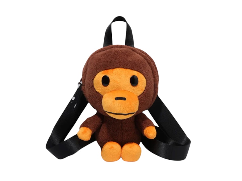 BAPE Baby Milo Plush Doll Day Pack Brown