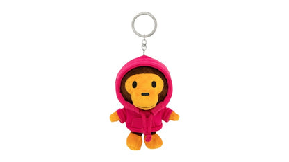 BAPE Baby Milo Plush Doll Keychain Bright Red