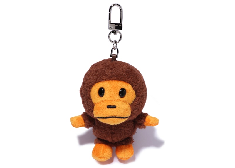 BAPE Baby Milo Plush Doll Keychain Brown