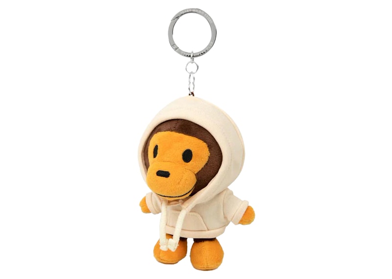 BAPE Baby Milo Plush Doll Keychain Ivory