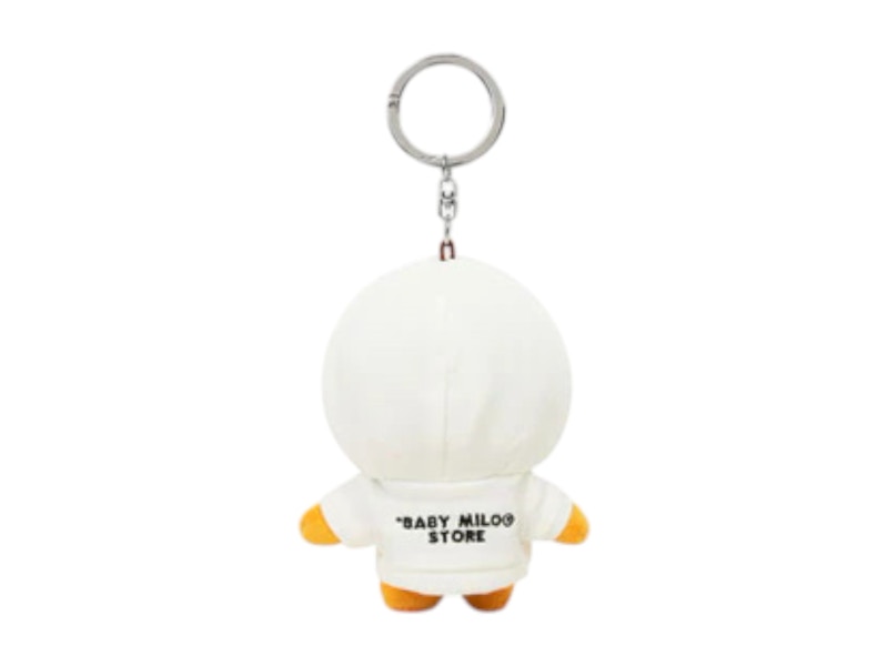 BAPE Baby Milo Plush Doll Keychain White