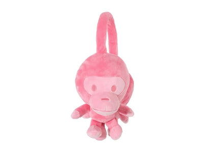 BAPE Baby Milo Plush Ear Muffs Pink