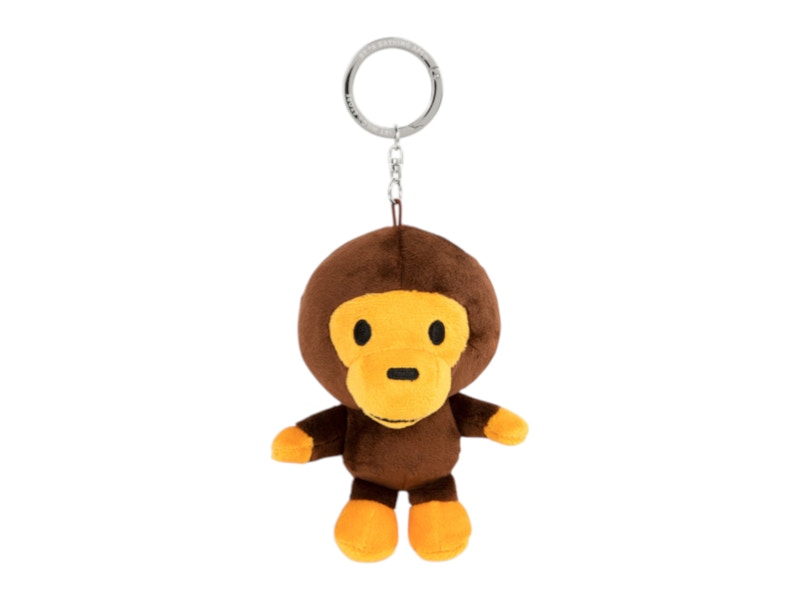 BAPE Baby Milo Plush Keychain Brown