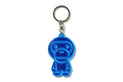 BAPE Baby Milo Reflective Keychain Navy