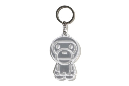 BAPE Baby Milo Reflective Keychain White