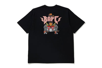 BAPE Baby Milo Rock Band Relaxed Fit Tee Black