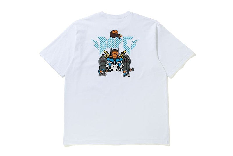 BAPE Baby Milo Rock Band Relaxed Fit Tee White