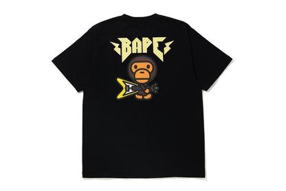 BAPE Baby Milo Rock Guitar Tee Black