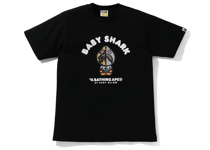 BAPE Baby Milo Shark College Tee Black/Gray