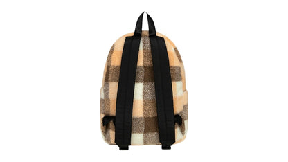 BAPE Baby Milo Sherpa Fur Medium Backpack Cracker Khaki