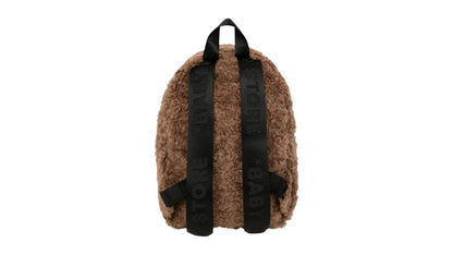 BAPE Baby Milo Sherpa fur Mini Backpack Coffee