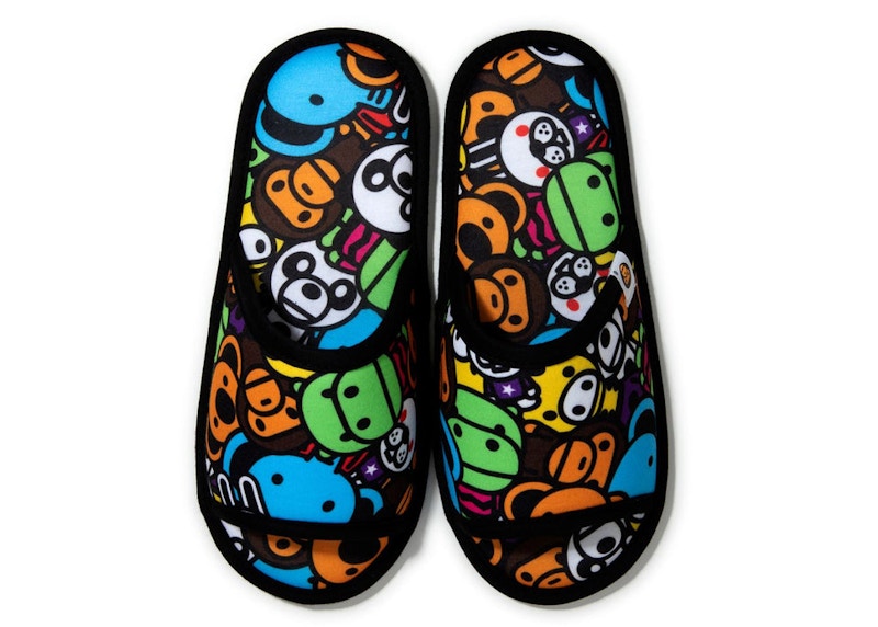 BAPE Baby Milo Slipper Black Multi