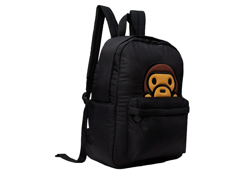 BAPE Baby Milo Soft Backpack Black