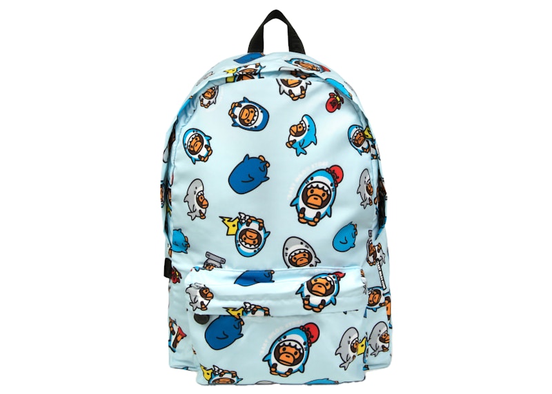 BAPE Baby Milo Soft Backpack Light Blue