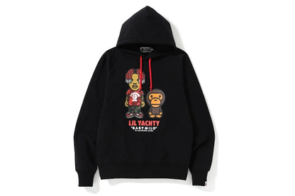 BAPE Baby Milo x Lil Yachty Pullover Hoodie Black