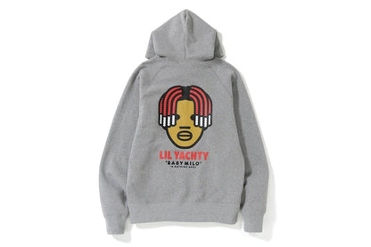 BAPE Baby Milo x Lil Yachty Pullover Hoodie Grey