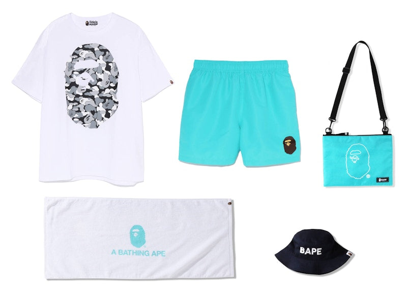 BAPE Bag 2022 Beach Japan Exclusive Pack (Ladies) Grey Camo