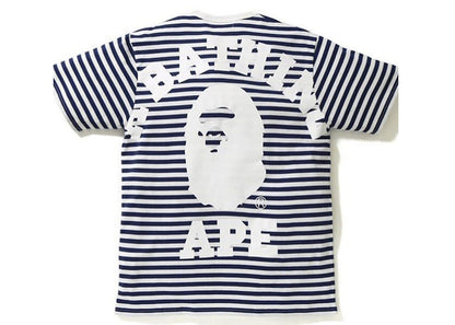 BAPE Bape Big College Hoop Tee Navy