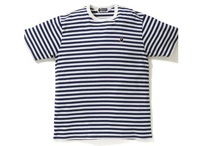 BAPE Bape Big College Hoop Tee Navy