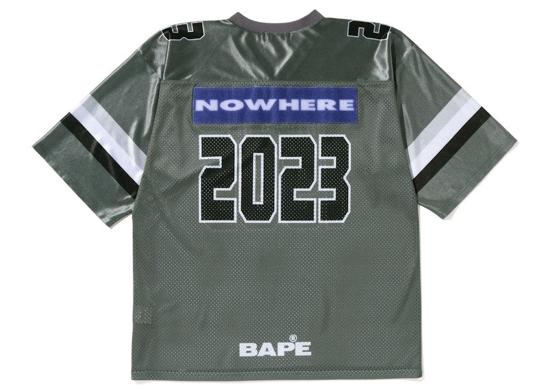 BAPE Bape Football Jersey Grey
