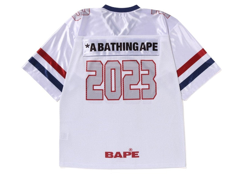 BAPE Bape Football Jersey White