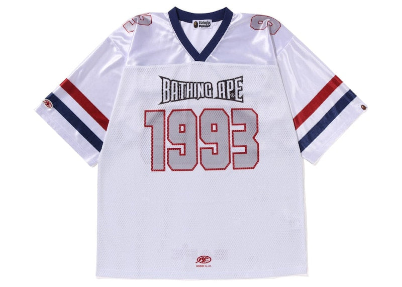 BAPE Bape Football Jersey White