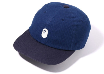 BAPE Bape Japan Culture Panel Cap Indigo