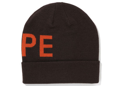 BAPE Knit Beanie Brown