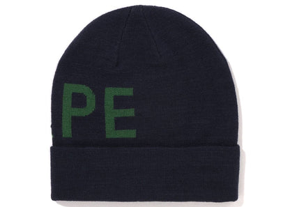 BAPE Knit Beanie Navy