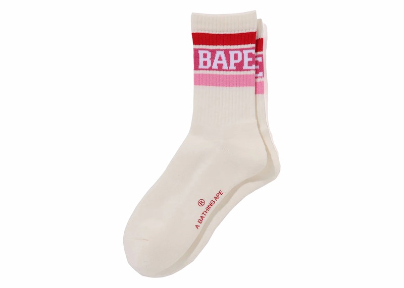 BAPE Bape Line Socks (SS24) Pink