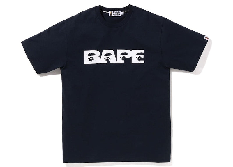 BAPE Bape Logo Tee Navy