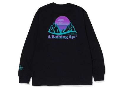 BAPE Bape Mountain L/S Tee (FW22) Black