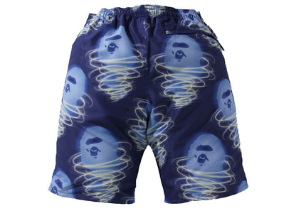 BAPE Bape Storm Track Shorts Purple