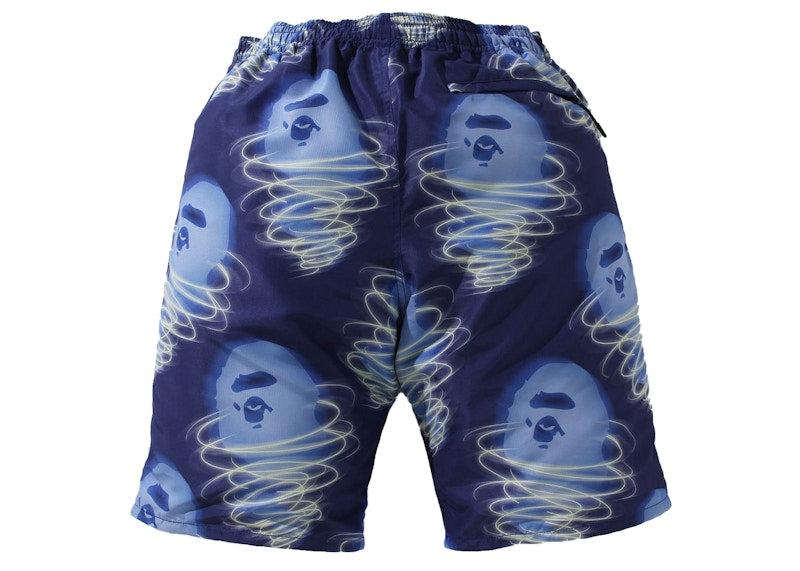 BAPE Bape Storm Track Shorts Purple