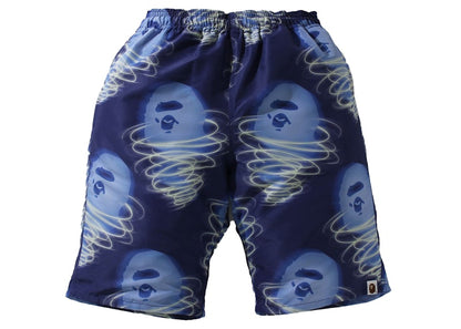 BAPE Bape Storm Track Shorts Purple