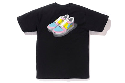 BAPE Bapesta Color Tee Black/Pink
