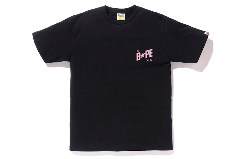 BAPE Bapesta Color Tee Black/Pink