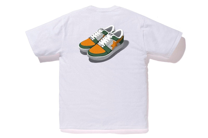 BAPE Bapesta Color Tee White/Green