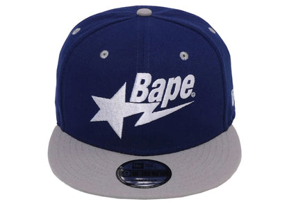 BAPE Bapesta New Era 9Fifty Cap Blue
