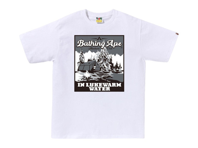 BAPE Base Camp Tee White