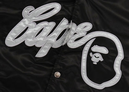 BAPE Baseball Jacket Black