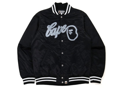 BAPE Baseball Jacket Black