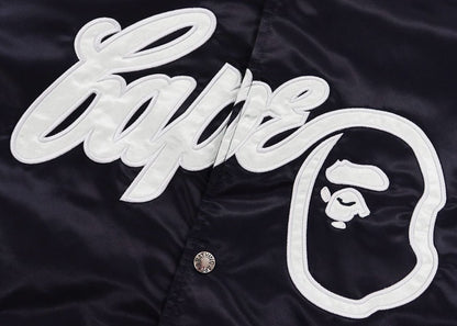 BAPE Baseball Jacket Navy