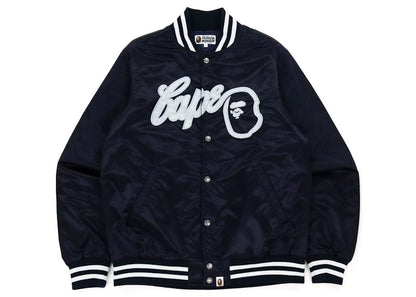 BAPE Baseball Jacket Navy