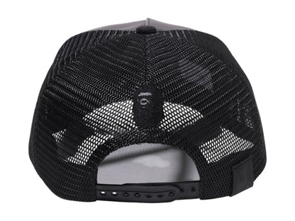BAPE Baseball Logo Mesh Cap Black
