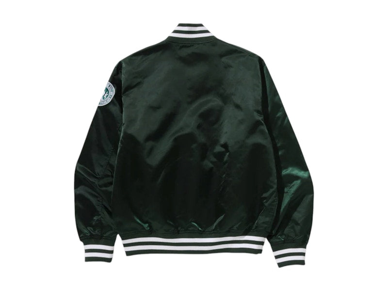 BAPE Baseball Varsity Jacket Green