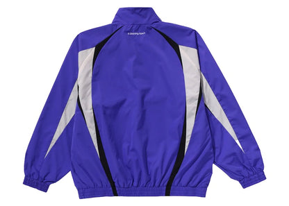 BAPE Bathing Ape Logo Nylon Track Jacket Purple