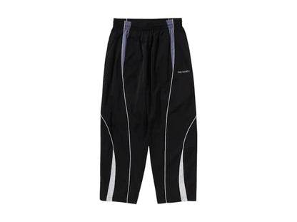 BAPE Bathing Ape Logo Nylon Track Pants Black